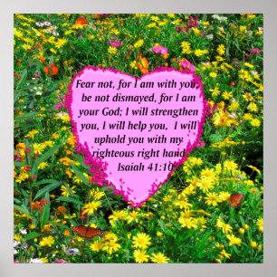 POSTER ISAIAH 41:10 FLEUR SAUVAGE PHOTO DESIGN