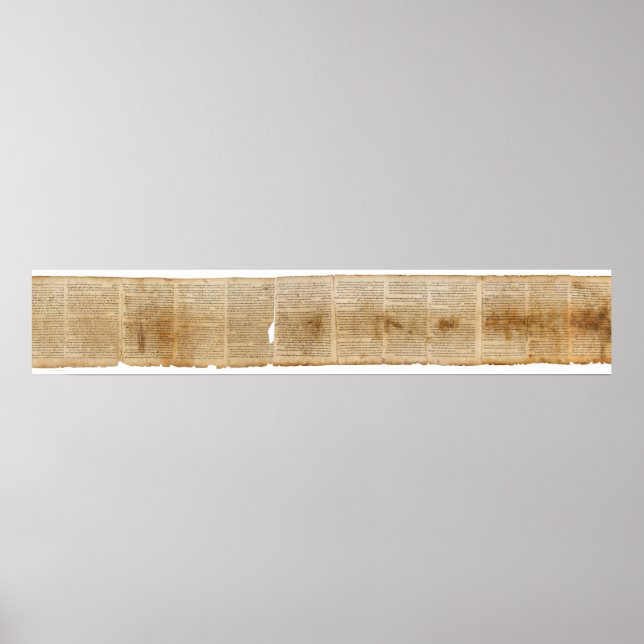 Poster Isaiah Scroll (Devant)