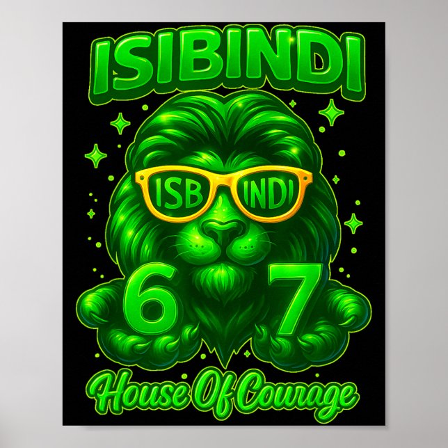 Poster Isibindi House Of Courage School System 6 7 Funny  (Devant)