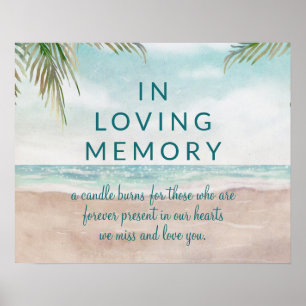 Poster Island Breeze Plage Peinte En Mémoire D'Amour