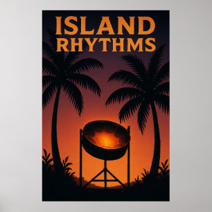 Poster Island Rhythmsoster 41, Island Rhythms, Vintage