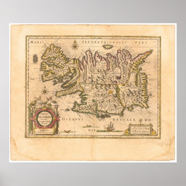 Poster Islande (Devant)