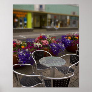 Poster Islande, Akureyri. Vue de l'activité principale