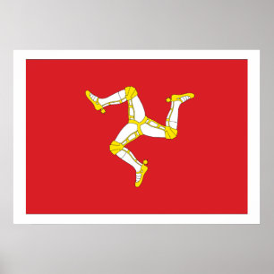 Poster Isle of man Flag