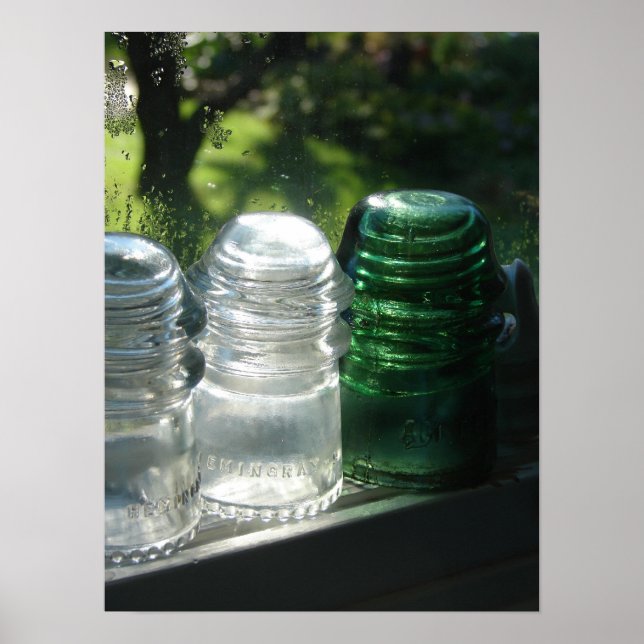 Poster Isolateurs en verre (Devant)