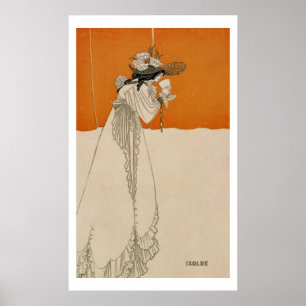Poster Isolde, illustration "du studio", 1895 (lithium