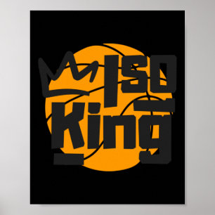 Poster Isolement du basket-ball King One Man Show