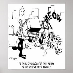 Poster Isolement que bruit drôle