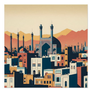 Poster Ispahan en graphisme