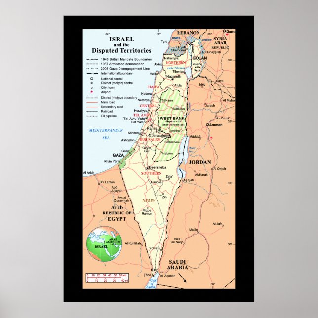 Poster Israël - Comprendre Les Différends Liminaires (Devant)
