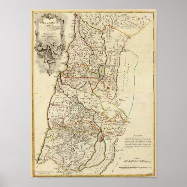 Poster Israël et Palestine (Devant)