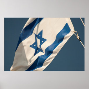 Poster Israeli Flag