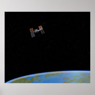 Poster ISS ou Station spatiale internationale