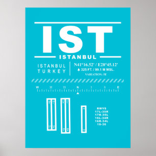 Poster Istanbul Airport IST