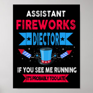 Poster Istant Fireworks Directeur Je Vous Exécute 4 Juil