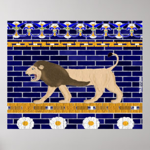 Poster Istar Gate Lion Wall Print