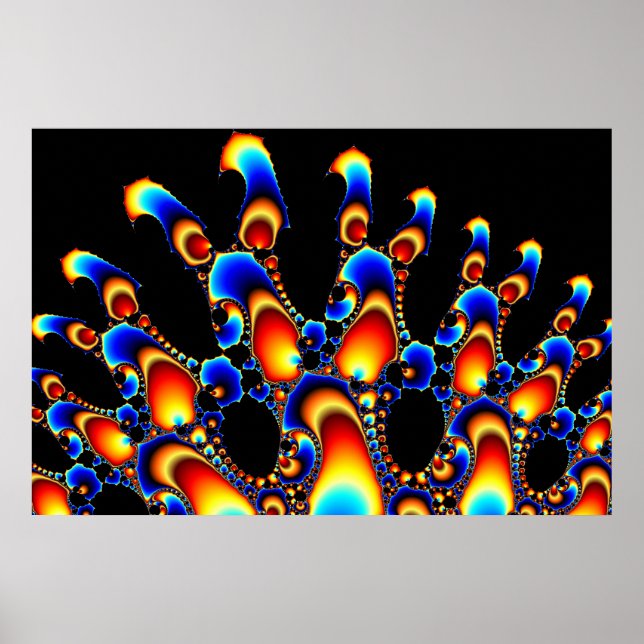 Poster It - Mandelbrot Fractal Art (Devant)