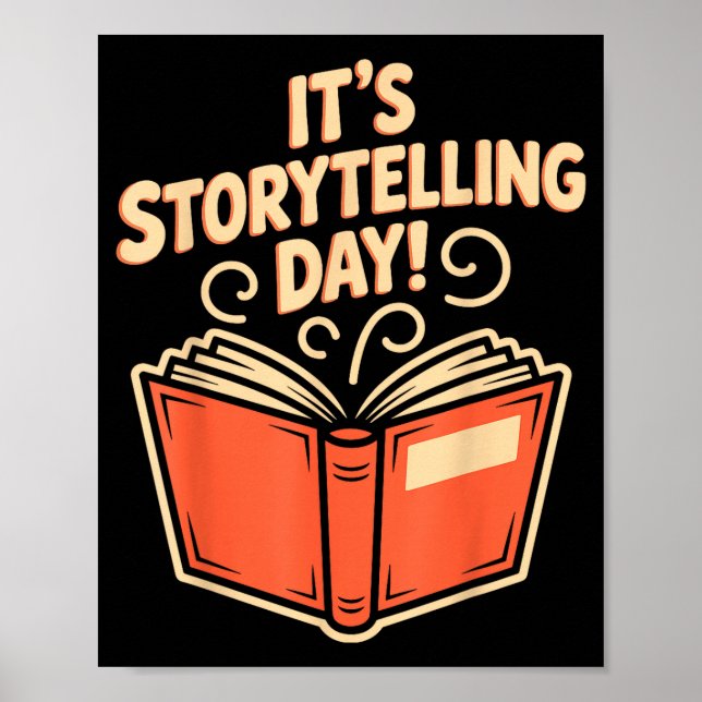 Poster It’s Storytelling Day Writing Creative Narrator St (Devant)