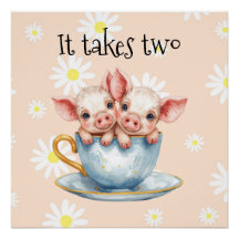 It Takes Two Teacup Piglets