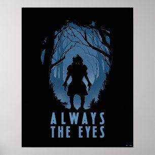 Poster IT Toujours La Silhouette De La Forêt Des Yeux
