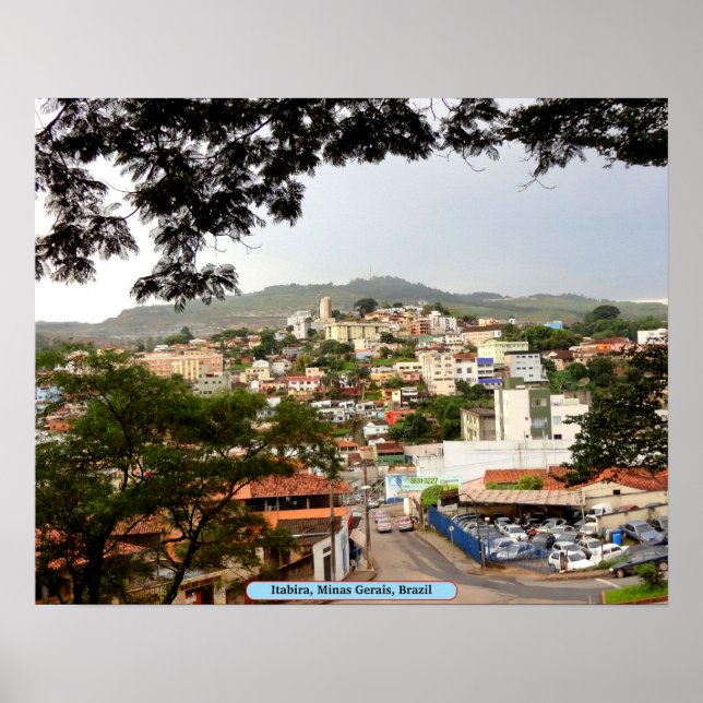 Poster Itabira, Minas Gerais, Brésil (Devant)