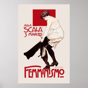 Poster ITALIAN FEMINISM c. 1920