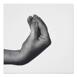 Poster Italian Hand