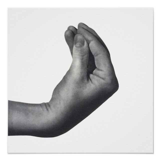 Poster  Italian Hand (Devant)