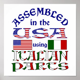 Poster Italian Parts