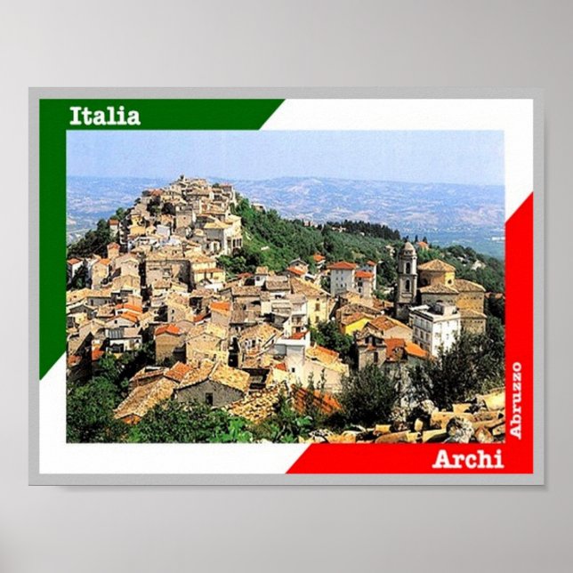 Poster Italie - Abruzzes - Archi - (Devant)