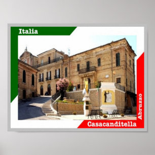 Poster Italie - Abruzzes - Casacanditella -