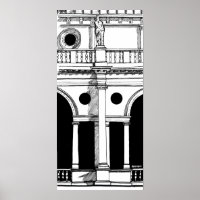 Italie Basilique Palladiana Travel Art Imprimer
