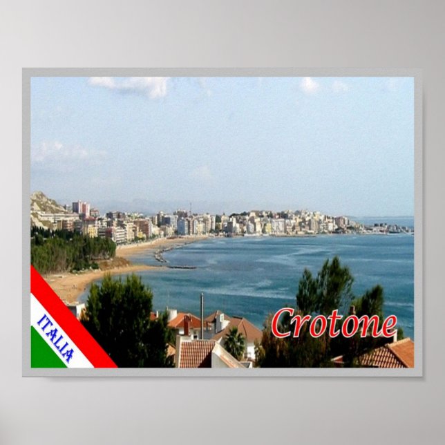 Poster Italie - Calabre - Crotone - (Devant)