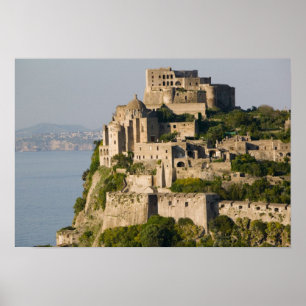 Poster ITALIE, Campanie, Baie de Naples), ISCHIE,