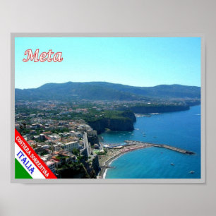 Poster Italie - Campanie - Côte d'Amalfi -