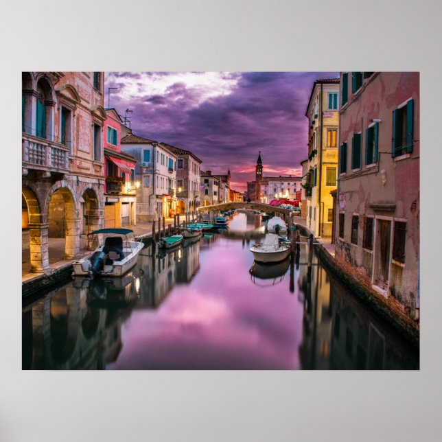 Poster Italie Canal de Venise (Devant)