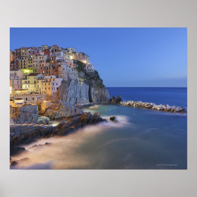 Poster Italie, Cinque Terre, Province de La Spezia, (Devant)
