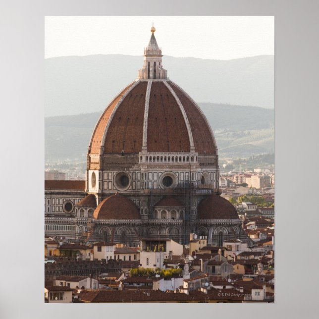 Poster Italie, Florence, Dôme du Duomo (Devant)