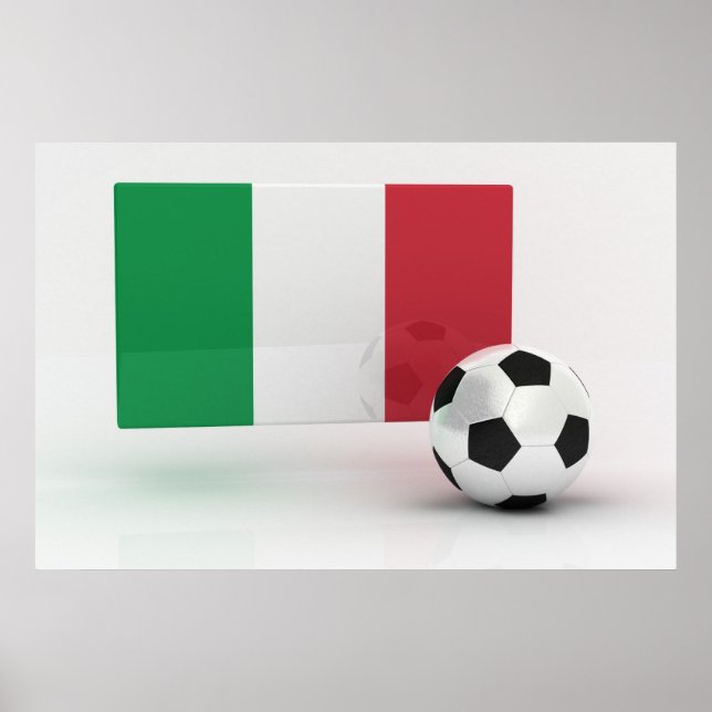 Poster Italie Football (Devant)