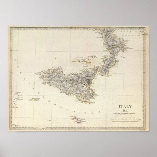Poster Italie III (Devant)