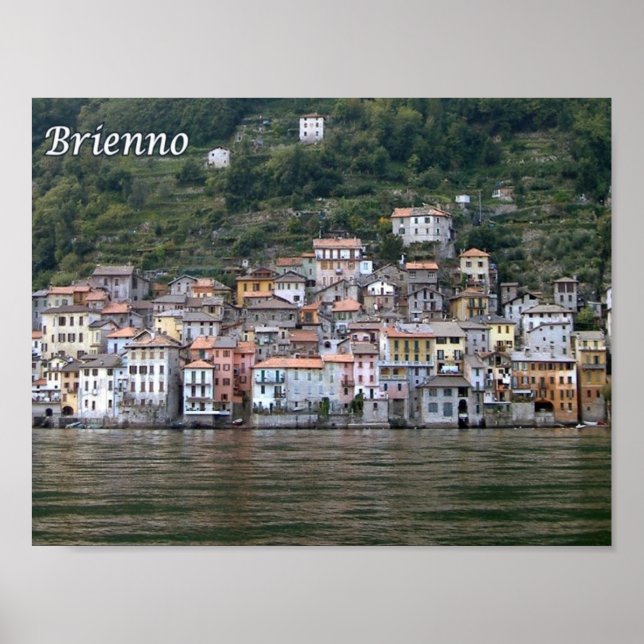 Poster Italie - Lac de Côme - Brie - (Devant)