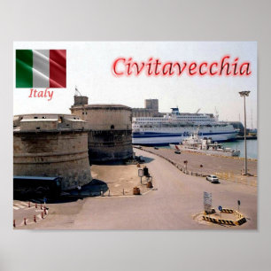 Poster Italie - Latium - Civitavecchia -