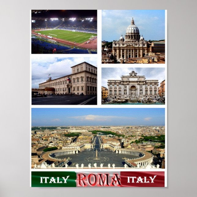 Poster Italie - Latium - Rome - (Devant)