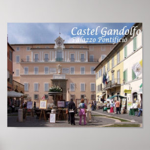 Poster Italie - Lazio - Castel Gandolfo - Papal -