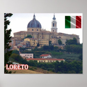 Poster Italie - Les Marches - Loreto -