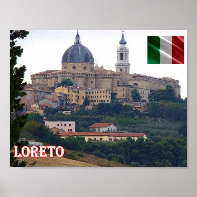 Poster Italie - Les Marches - Loreto - (Devant)