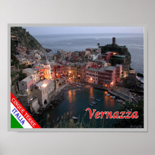 Poster Italie - Ligurie - Cinque Terre - Vernazza -