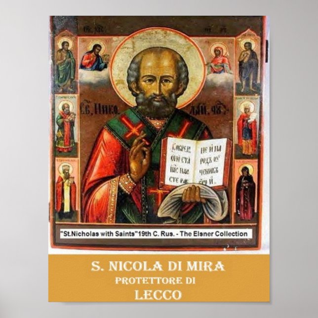 Poster Italie - Lombardie - San Nicola di Mira - (Devant)