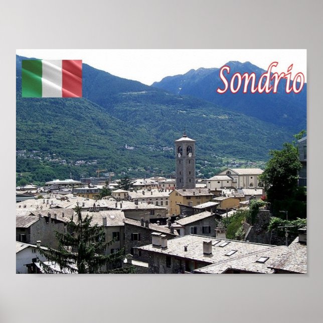 Poster Italie - Lombardie - Sondrio - (Devant)
