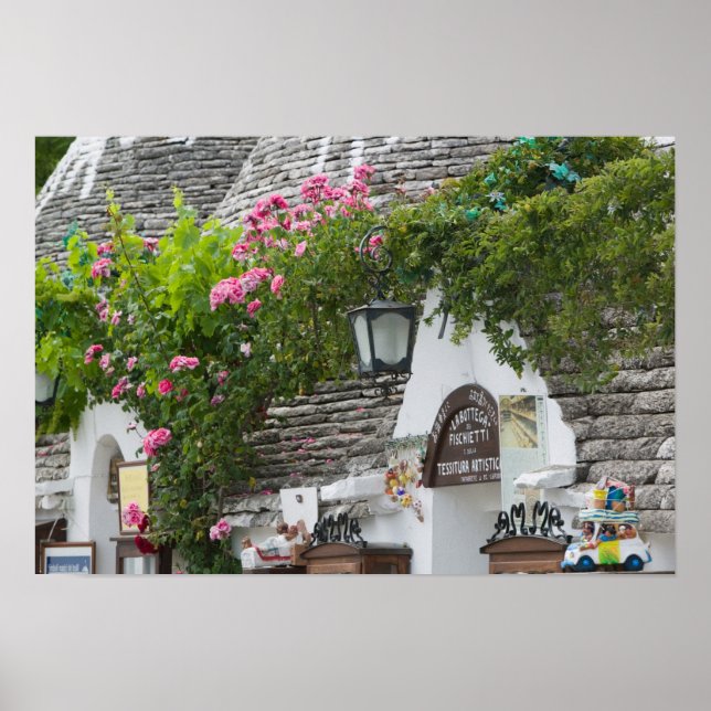 Poster Italie, Pouilles, Alberobello, Terra dei Trulli, (Devant)